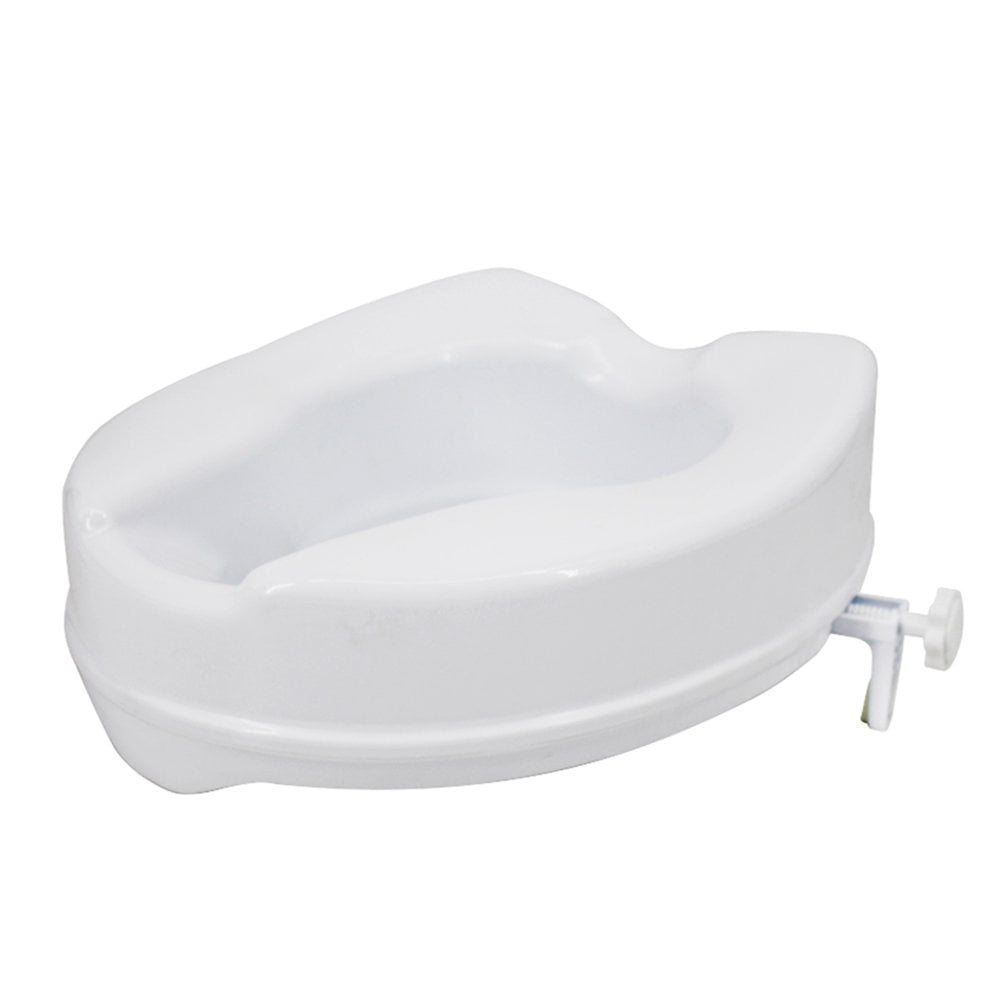 QJUHUNG Raised Toilet Seat 300 Lbs Heavy Duty Elevated Toilet Seat with