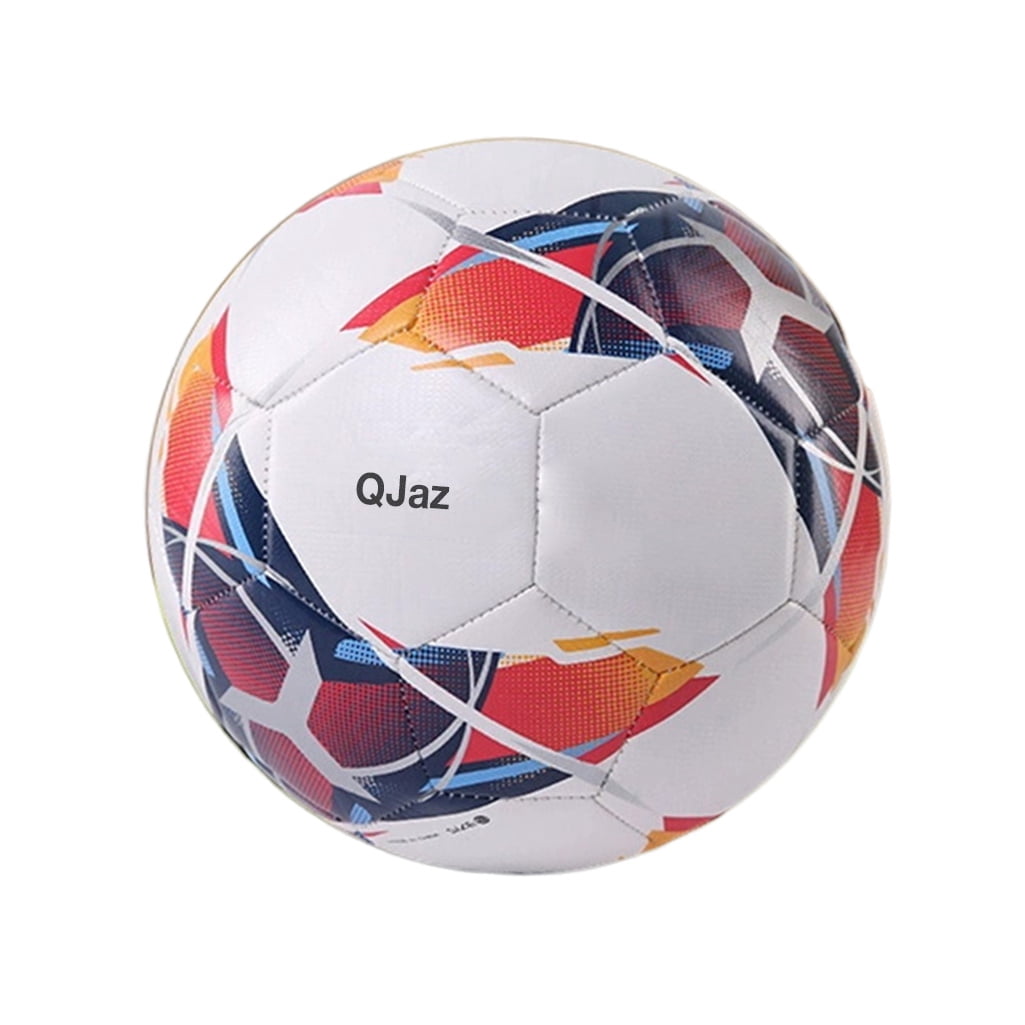 QJaz Soccer Ball, Classic Soccer Ball with Premium Pump - Available as Single Balls or 2 Pack