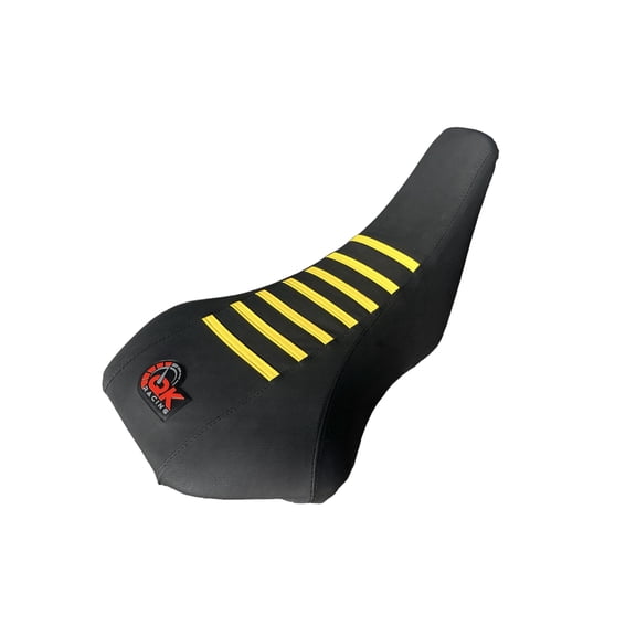 QK RACING Seat Cover Compatible Fit for Suzuki LTZ 400 Z400 2003-2008 - Custom-Fit ATV Seat Protector (Black/Yellow)