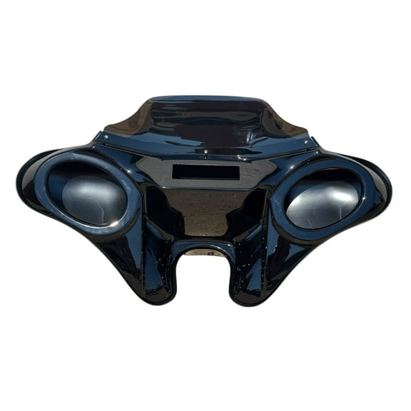 QK Racing Suzuki VS 1400 Intruder Batwing Fairing, Glossy, Detachable, Stainless Steel Brackets, Motorcycle Accessory