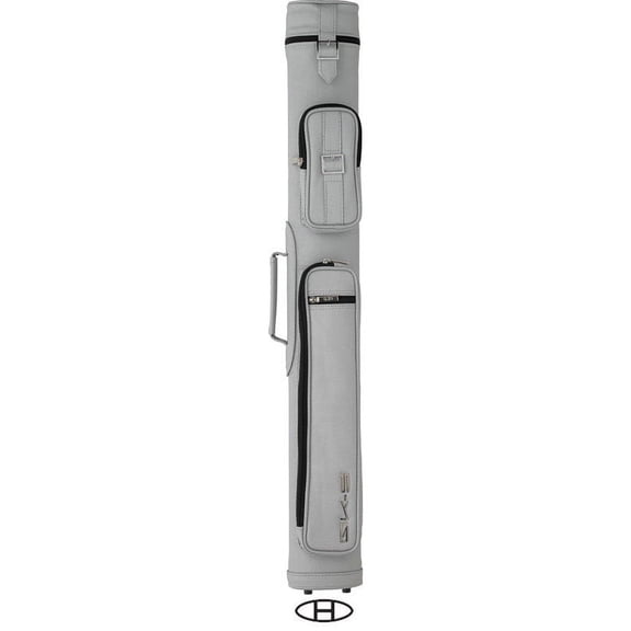 QK-S QKS04 BLACK Billiards Hard Pool Cue Stick Case 2 Butts x 2 Shafts