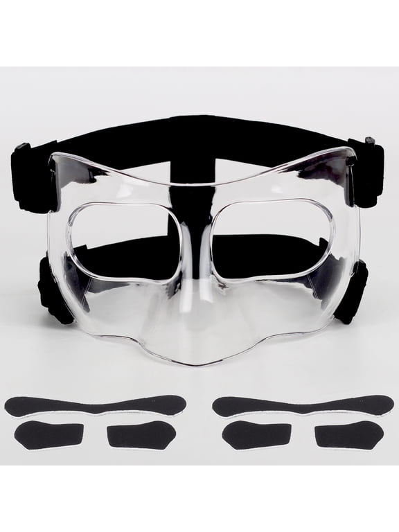 QK01 Nose Guard for Broken Nose, Face Shield Masks for Soccer, Basketball, and Other Sports Protect, Adjustable for Kids, Teenagers, and Adults, Suitable for Men and Women