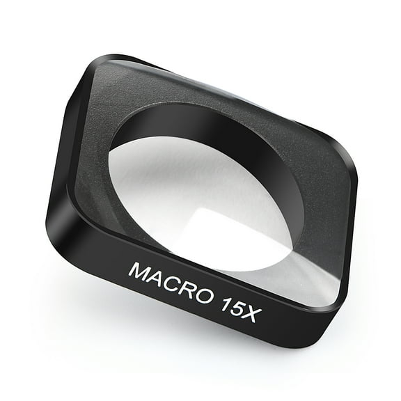 QKOO 15X Macro Lens for GoPro Hero 5, 6, 7, 2018 Sport Action Cameras, Standard protective lens replacement