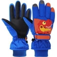 thumbnail image 1 of QKURT Kids Ski Gloves, Winter Warm Windproof Snow Mittens Girls Boys Cold Weather Gloves for 2~13 Years Old Kids Sledding Snowboard Skating Cycling Running and Outdoor Activities, S, 1 of 8
