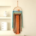 thumbnail image 1 of QKW1CPS Creative sun-shaped woven hanging ornament, hand-woven tapestry, Bohemian wall hanging decoration（10.2in*35inThe sun sets.）, 1 of 5