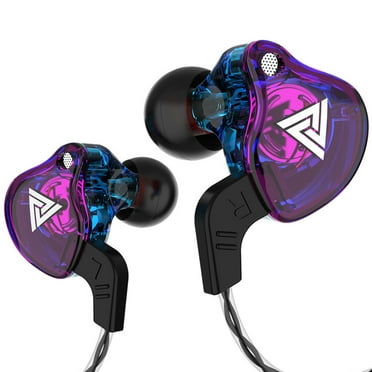 QKZ 3.5mm In-Ear Monitors Sports Headset Music Earphones with HiFi Bass Sound for Teen in-line Control Headphones for Musicians Stage, Gym