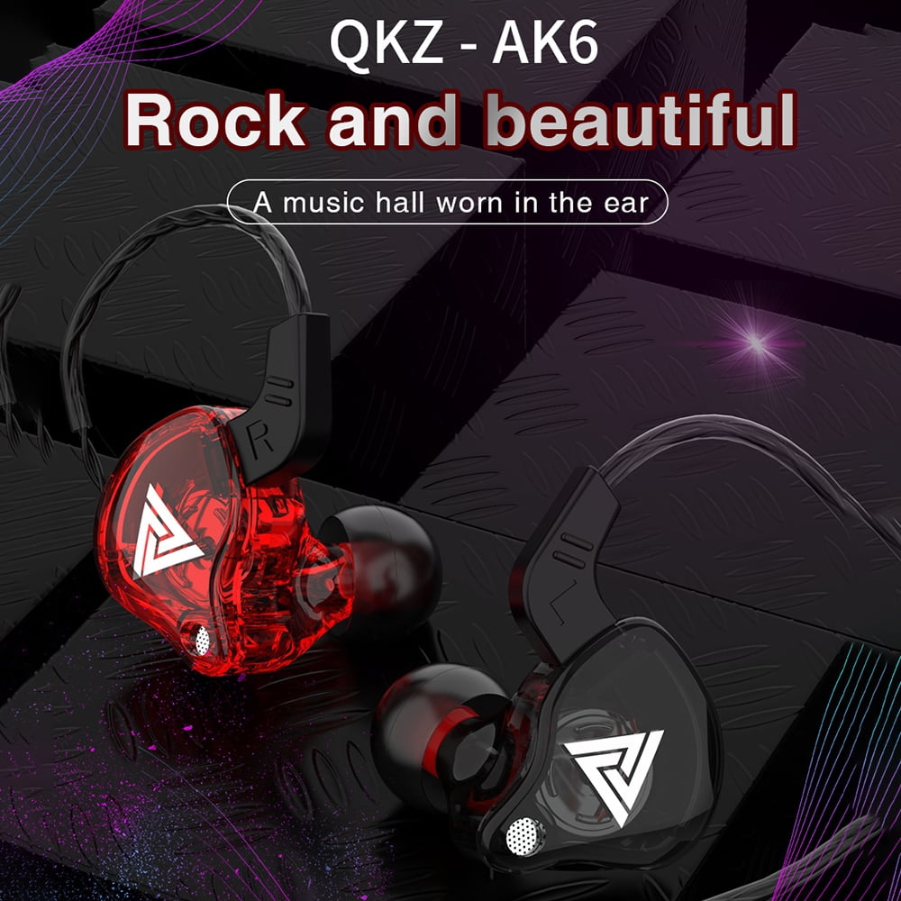 QKZ Headset,Universal 3.5mm Hifi In Ear With Hifi Sport In With