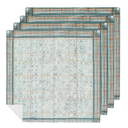 QKZF Green Circles Cloth Napkins, Napkins Cloth Spring Color, Washable Napkins for Dinner Table Kitchen Party, Wedding, Restaurant &amp; Camping  2 PCS