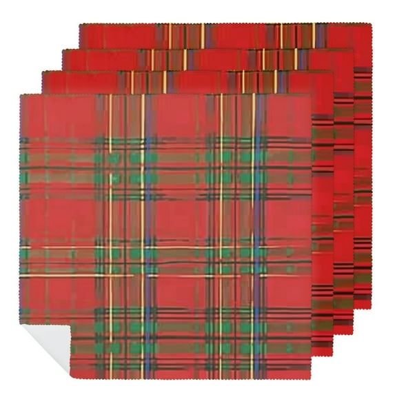 QKZF Party Cloth Napkins Dinner Table Napkins, Leaf Washable Reusable Polyester Napkins for Home Holiday Party Wedding 2 PCS