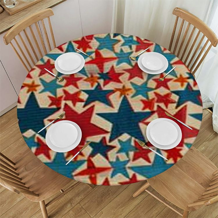 USA Flag Table Cover Stars and Strips Tableware