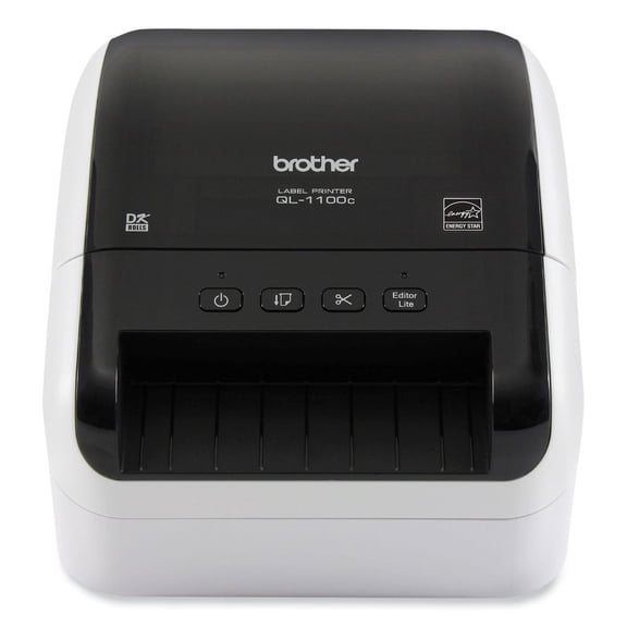 QL-1100C 6.7 in. x 8.7 in. x 5.9 in. 69 Labels Print Speed Wide Format Professional Label Printer