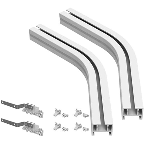 QL600/AT5810 Smart Electric Curtain Track- Aluminium 2x 135 degree bend set (DOES NOT WORK WITH QL500 model)$$Home Decor, Kitchen, & Other