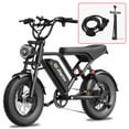 thumbnail image 1 of QLAWAY BD16 500W Electric Bike, 48V 13.5Ah 20 mph Battery Up to 50 Miles 7-Speed , 20-inch Fat Tire Full Suspension, off-Road Dirt Mountain Bike Class 2 UL2849, 1 of 9