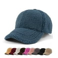 thumbnail image 1 of QLEICOM Baseball Cap,Hats for Women,Solid Color Baseball Cap for Women with Sherpa Lining and Thickened Construction for Outdoor Winter Wind Protection Coffee, 1 of 3