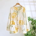 thumbnail image 1 of QLEICOM Bed Jackets for Women,Thermal Long Sleeve Women,Women's Flannel Robe with Heart Print Plush Lining and Full Button Front for Winter Comfortable Cozy Long Sleeve Loungewear for Warmth, 1 of 7