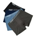thumbnail image 1 of QLEICOM Boxer Briefs for Men Pack,Mens Underwear,Cotton Breathable Mens Boxer Shorts Mid Rise Relaxed Fits Loose Leg for Daily Comfortable and Easy Movement Casual Underwear Gray, 1 of 8
