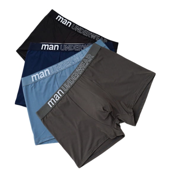 QLEICOM Boxer Briefs for Men Pack,Mens Underwear,Cotton Breathable Mens Boxer Shorts Mid Rise Relaxed Fits Loose Leg for Daily Comfortable and Easy Movement Casual Underwear Gray