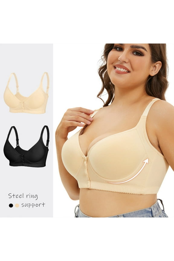 Bras for Women,Push Up Bra,Underwire Maximum Support Bra Full Coverage Encapsulation with Side Support for Ultimate Lift and Youthful Contour Beige