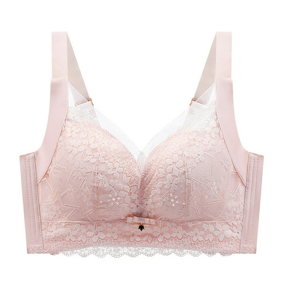 QLEICOM Everyday Bras for Women, Women's Comfort Lift Wirefree Bra No Steel Ring Lactation Vest Bra Back Adjustment Yoga Running Brass No Underwire Khaki Cup 36/80BC