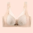 thumbnail image 1 of QLEICOM Everyday Bras for Women, Women's Comfort Lift Wirefree Bras Soild Wire Free Underwear One-Piece Bra Everyday Underwear Bras No Underwire Beige Cup 36/80AB, 1 of 2