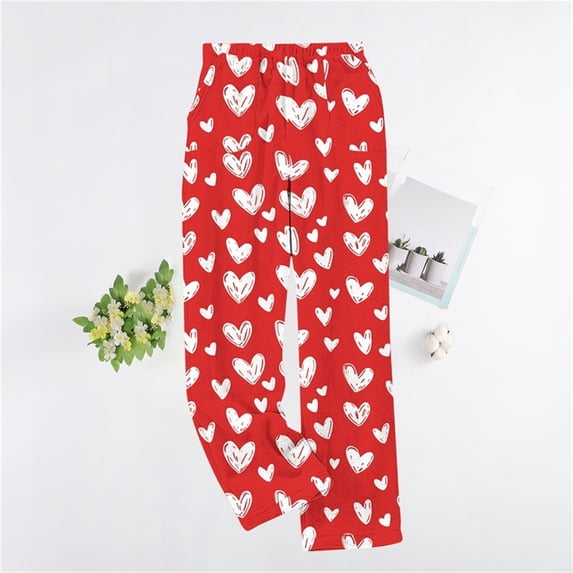 QLEICOM Pajama Pants Women,Winter Pants for Women,Women's Soft Flannel Lounge Pants with Plush Lining and Relaxed Fits Cozy Home Wear Sleepwear for Ultimate Comfortable and Warmth