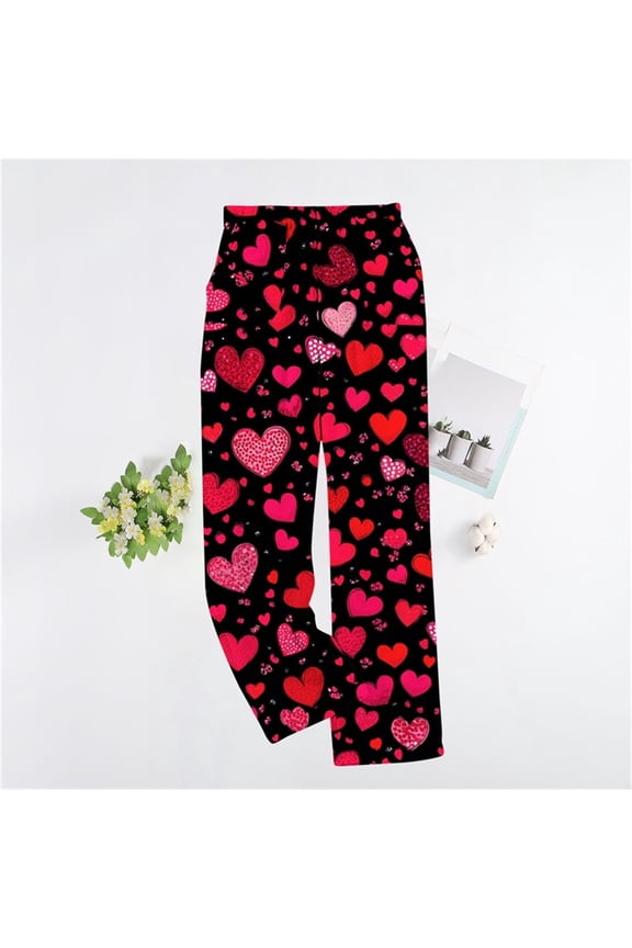 Pajama Pants Women,Winter Pants for Women,Women's Soft Flannel Lounge Pants with Plush Lining and Relaxed Fits Cozy Home Wear Sleepwear for Ultimate Comfortable and Warmth