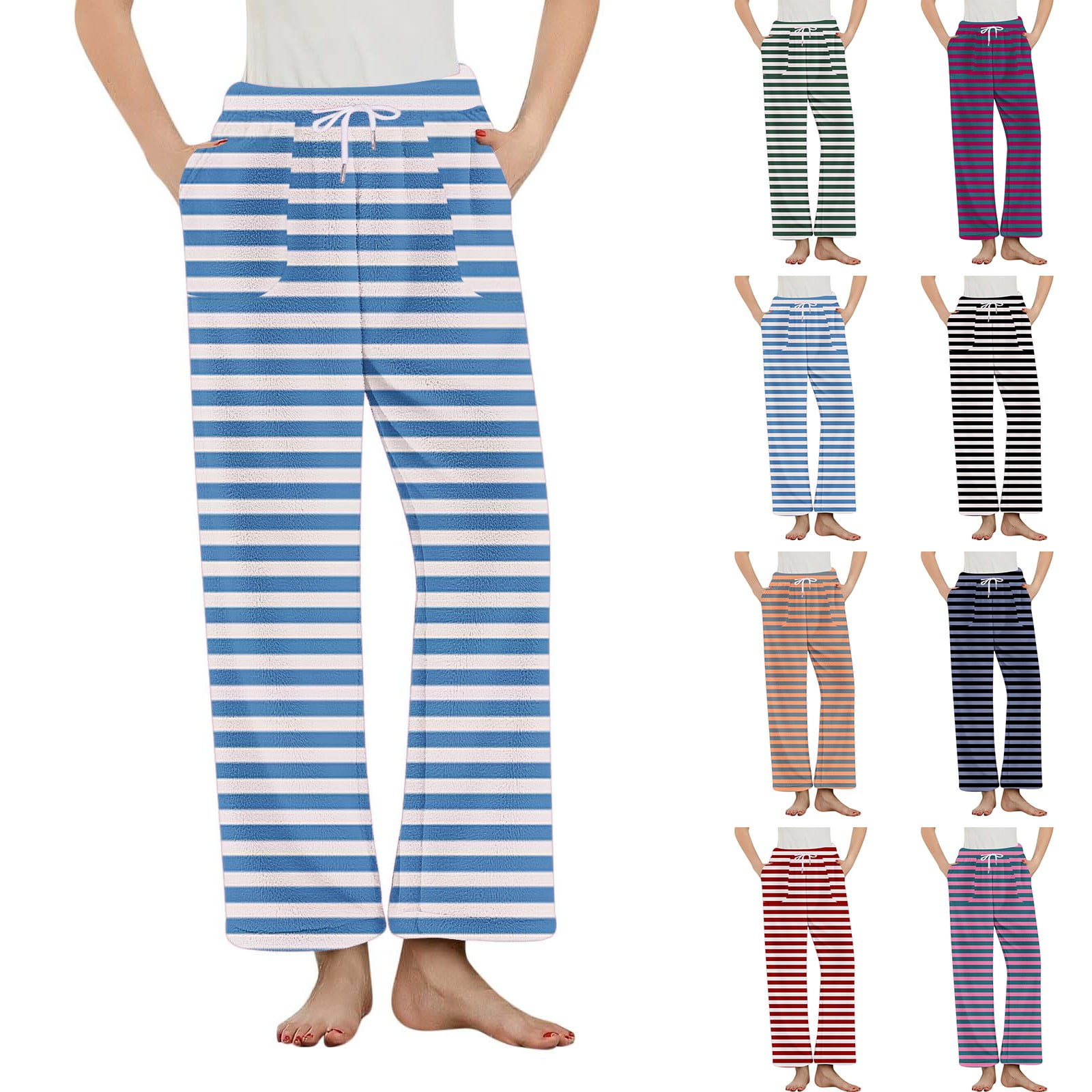 Pajama Pants Women,Winter Pants for Women,Women's Soft Lounge Joggers Sweatpants Athletic Yoga Pants with Pockets