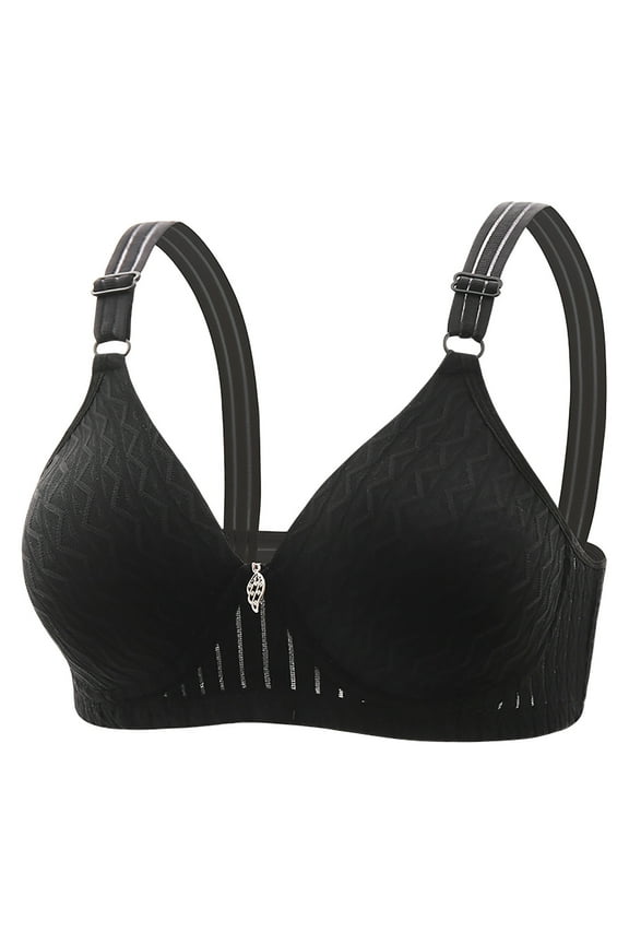 Push Up Bra,Bras for Women No Underwire,2 Pack Women's Wireless Push Up Bra with Breathable Everyday Comfortable Set Provides Gentle Support with Airy Fabric