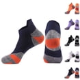 thumbnail image 1 of QLEICOM No Show Socks Men, Men's Performance Sports Socks for Outdoor Cycling Running and High- Training Cushioned Socks Provide Arch Support and Water Wicking Comfortable Gray, 1 of 3