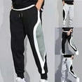thumbnail image 1 of QLEICOM Sweatpants for Men,Casual Pants in Solid Color with Elastic Waist and Multiple Pockets for Comfortable Sportswear and Everyday Active, 1 of 5