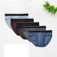 thumbnail image 1 of QLEICOM Underwear for Men Pack,Mens Briefs,Fashion Mens Ice Silk Underwear Mid Rise High Stretch Trunks Modern Fits Smooth Feel for Stylish Look and Daily Comfortable Multicolor, 1 of 9