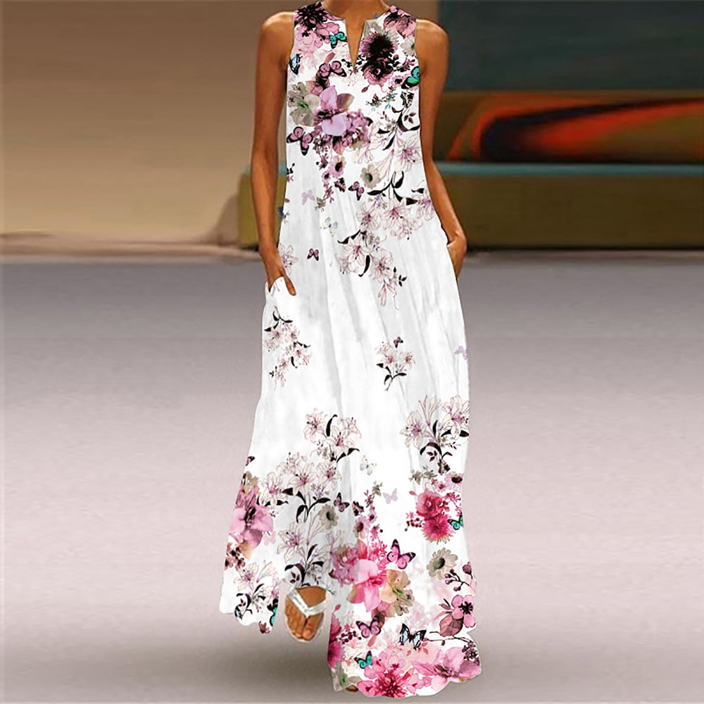 Colorful summer discount maxi dresses