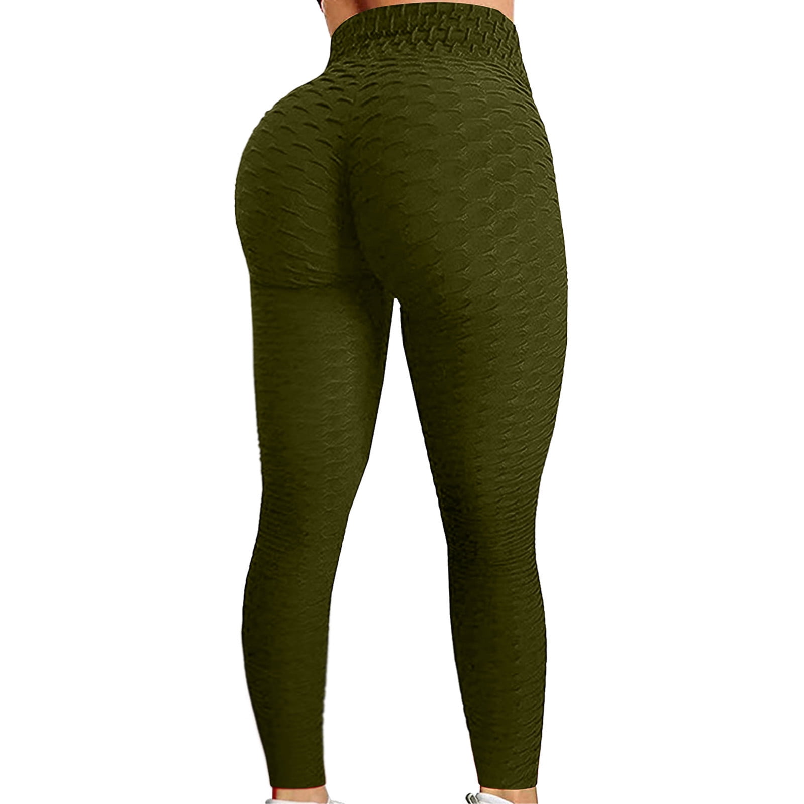 Buy Outgeek Women Yoga Pants High Waist Ultra Soft Nylon Elastic Yoga  Leggings Workout Capris at