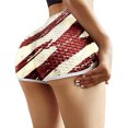 thumbnail image 1 of QLEICOM Womens Athletic Shorts, Plus Size Shorts, Fitness Leggings Fitness Independence Day Printed Yoga Sweat Pants Yoga Shorts, Running Shorts, Comfy Beach Shorts, Cycling Shorts Wine M, 1 of 3