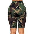 thumbnail image 1 of QLEICOM Womens Athletic Shorts, Plus Size Shorts, Fashion High Waist Hip Stretch Printed Fitness Sports Yoga Pants Shorts Yoga Shorts, Running Shorts, Comfy Beach Shorts, Cycling Shorts B XL, 1 of 4