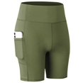 thumbnail image 1 of QLEICOM Womens Athletic Shorts, Sports Short Skirt Loose Fake Two-piece Anti-peep Quick-drying Fitness Culottes Tennis Shorts Yoga Shorts, Running Shorts, Cycling Shorts Army Green S, 1 of 2