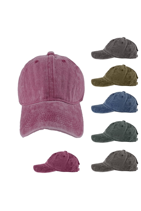 Womens Hats,Hats for Men,Vintage Washed Baseball Cap with Distressed Details and Adjustable Fits Classic Sun Hat for Outdoor Fishing Hiking and Daily Sun Protection Coffee