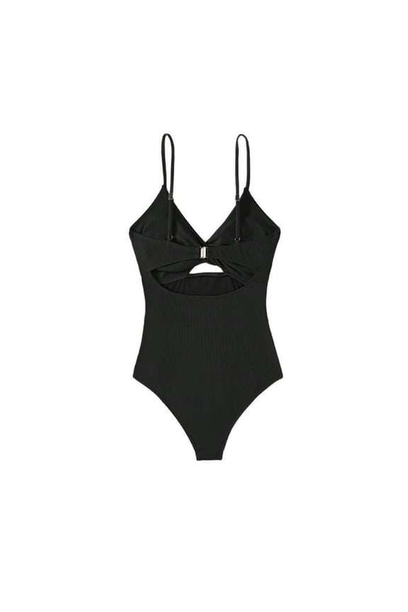 Womens Swimsuits,Bathing Suit,Tummy Control One Piece Swimsuit Open Back with Removable Padding Solid Color