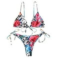 thumbnail image 1 of QLEICOM Womens Swimsuits Tummy Control Plus Size Swimsuit Coverup Plus Size Print Swimjupmsuit Swimsuit Beachwear Padded Swimwear Red L, 1 of 7