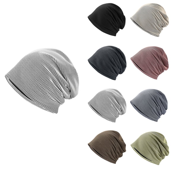 QLEICOM Womens Winter Hat,Beanie for Women,Women Solid Color Slouch Beanie with Elastic Ribbed Knit for Comfortable and Fashion Fits Cuffed Hat Fashion for Cool Weather Wear White