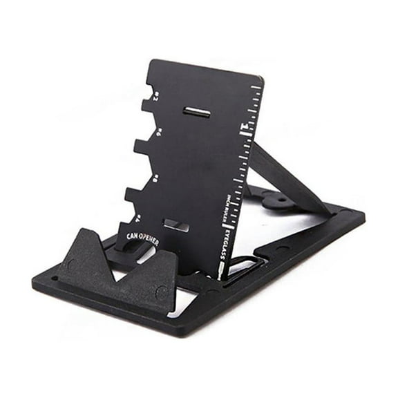 QLFSCXG 3 In 1 Edc Mini Card Knife Multifunctional Folding Phone Bracket Bottle Opener Tool Kits Home Kitchen