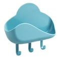 thumbnail image 1 of QLFSCXG Cloud Shape Soap Box Punch-Free Key Holder Home Storage Dishs Bathroom Kitchen Tool, 1 of 9