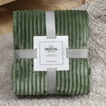 thumbnail image 1 of QLFSCXG Faux Fur Throw Blanket for Couch, Cozy Soft Plush Thick Winter Blanket for Sofa Bedroom Living Room, 27.5 * 39.7 Inches Green, 1 of 2