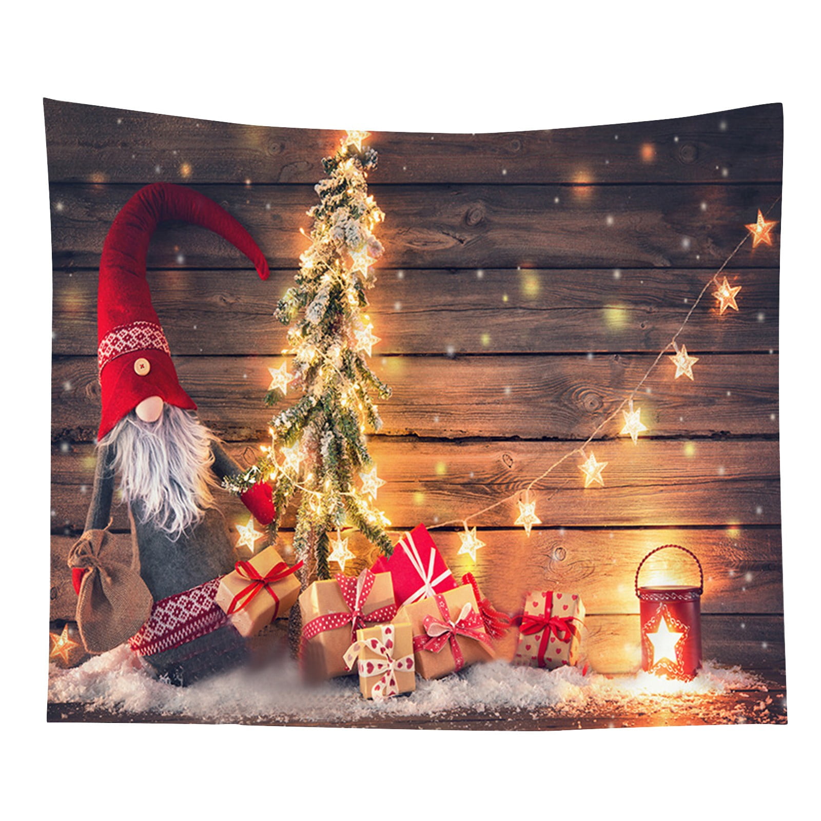QLFSCXG Home Decor Wall Tapestry Christmas Colorful Tapestry Background