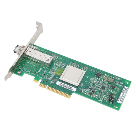 QLOGIC QLE2560 HBA Adapter Card Single Port Fiber Optical 8Gb/s PCIe 2.0 with Optical Module Fiber Channel Card for Storage Area Networks (9.45 inches / 24.00 cm)