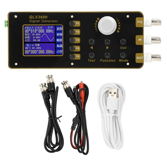 QLS325S 2.4 Inch DDS Function/Arbitrary Waveform Signal Generator/Frequency Meter 30MHz 0-10V High- Generator