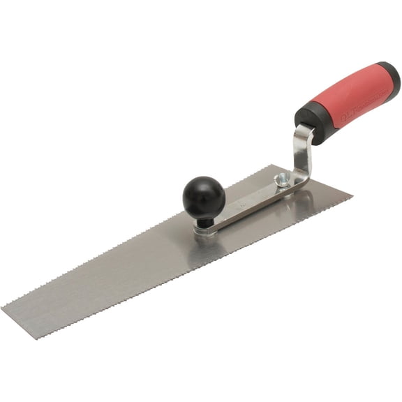 QLT Door Jamb Saw Flooring Handsaw - Steel Blade, DuraSoft Handle - 12" Multicolor  Heavy-Duty Construction, Professional Use