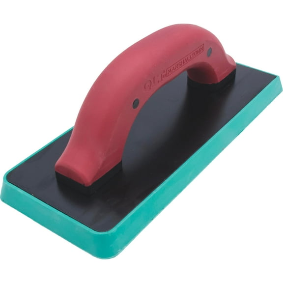 Marshalltown QLT Tile Epoxy Grout Float - Rubber Float - 1 Piece, 4 In. x 9-1/2 In. Multicolor