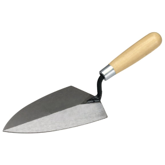QLT By MARSHALLTOWN 927 7-Inch by 4-1/2-Inch Tile Setter's Trowel with Wood Handle