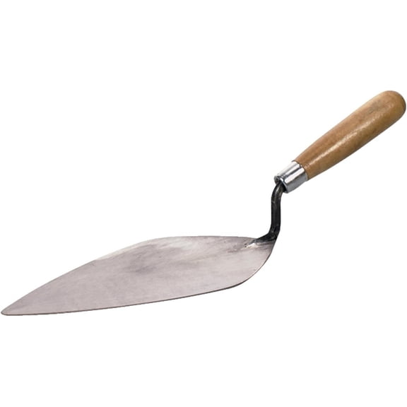 QLT by Marshalltown 926-3 10 Brick Trowel With Wooden Handle